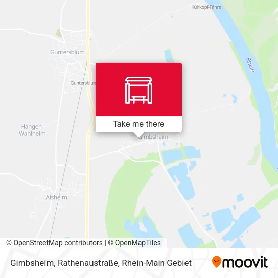 Карта Gimbsheim, Rathenaustraße