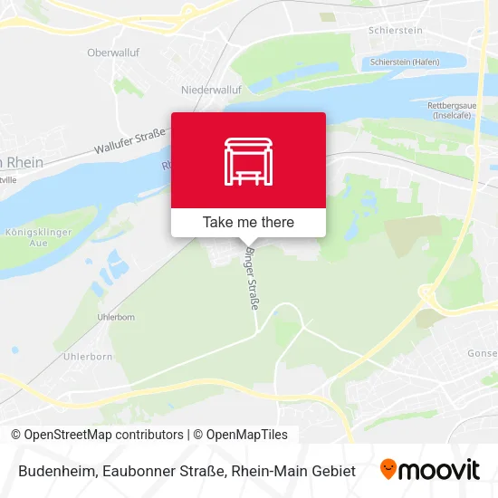 Карта Budenheim, Eaubonner Straße