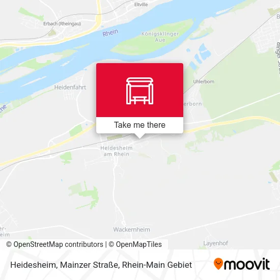 Карта Heidesheim, Mainzer Straße