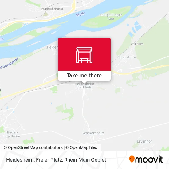 Карта Heidesheim, Freier Platz