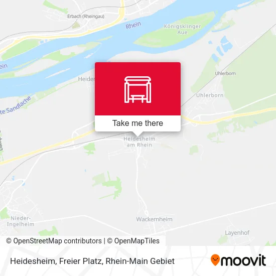 Карта Heidesheim, Freier Platz