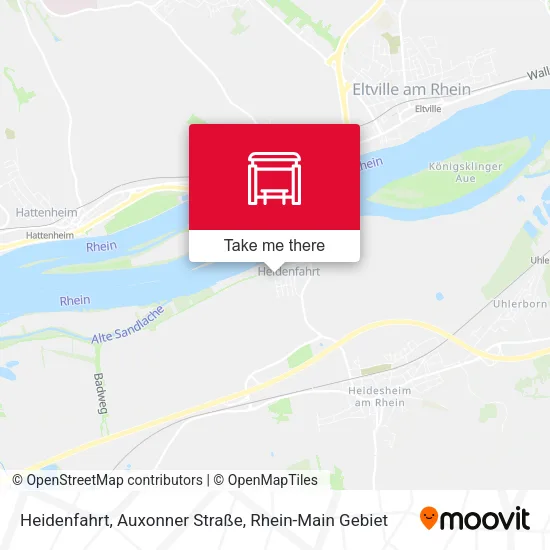 Карта Heidenfahrt, Auxonner Straße