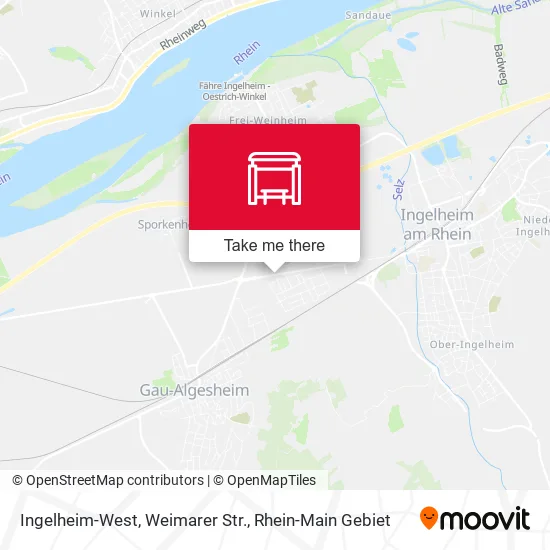 Карта Ingelheim-West, Weimarer Str.