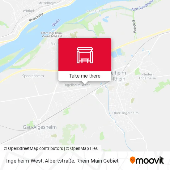 Карта Ingelheim-West, Albertstraße