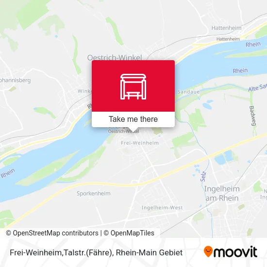 Карта Frei-Weinheim,Talstr.(Fähre)