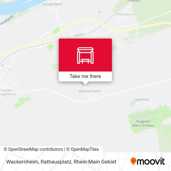 Wackernheim, Rathausplatz map