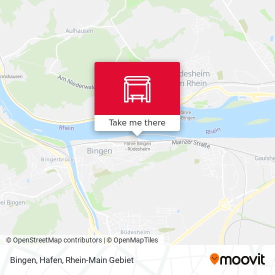 Bingen, Hafen map