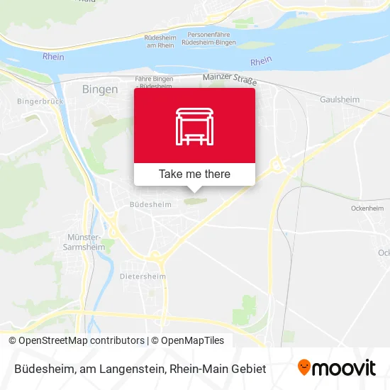 Карта Büdesheim, am Langenstein