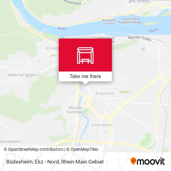 Карта Büdesheim, Ekz - Nord