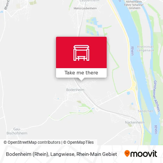 Карта Bodenheim (Rhein), Langwiese