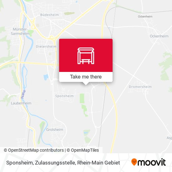 Sponsheim, Zulassungsstelle map