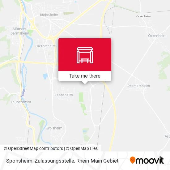 Карта Sponsheim, Zulassungsstelle