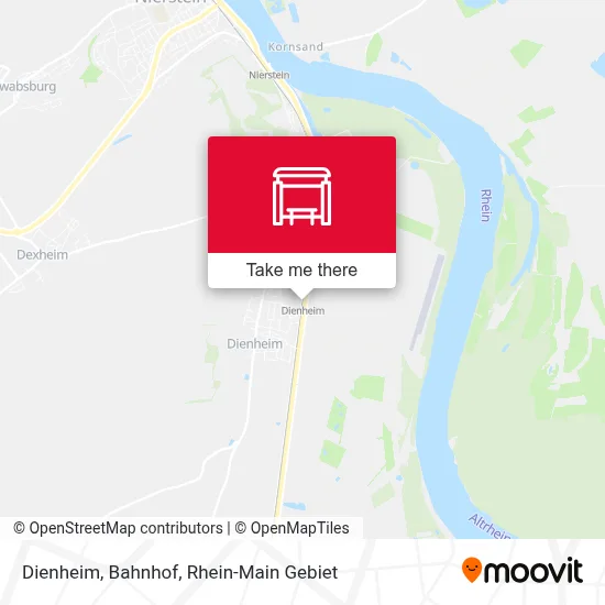 Dienheim, Bahnhof map