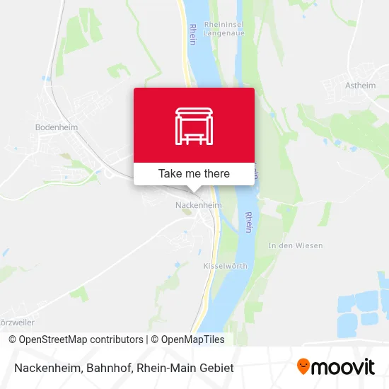 Nackenheim, Bahnhof map