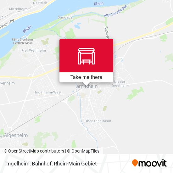 Ingelheim, Bahnhof map