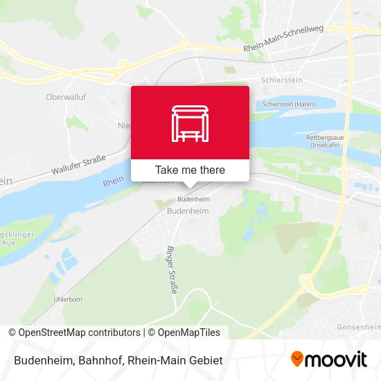 Карта Budenheim, Bahnhof