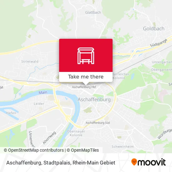 Карта Aschaffenburg, Stadtpalais