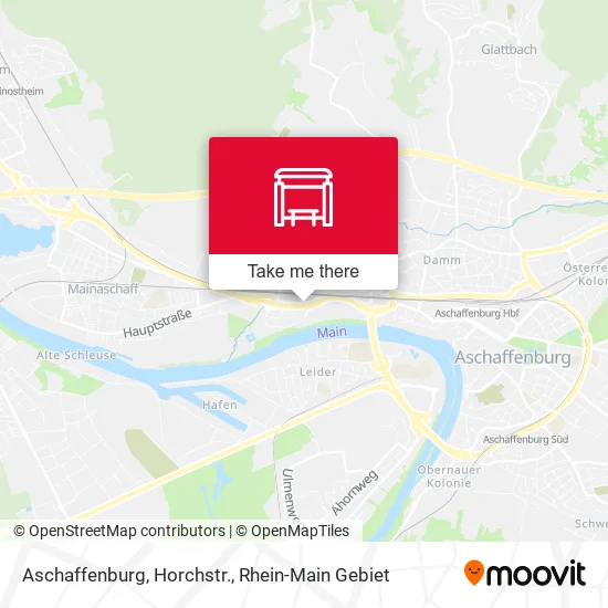 Карта Aschaffenburg, Horchstr.