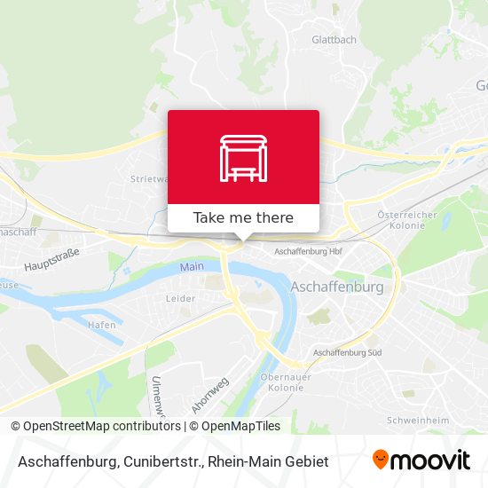 Aschaffenburg, Cunibertstr. map