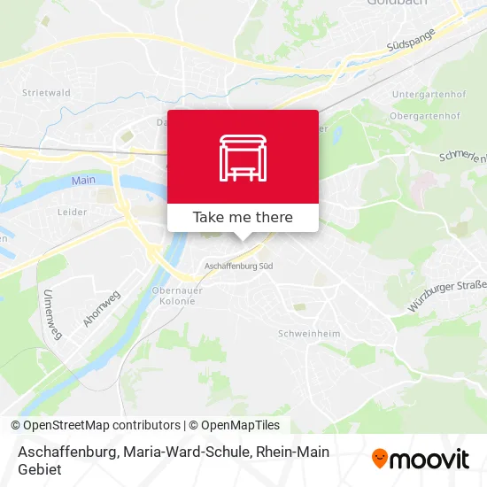 Карта Aschaffenburg, Maria-Ward-Schule