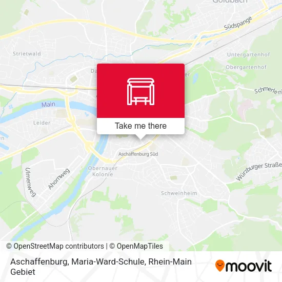 Карта Aschaffenburg, Maria-Ward-Schule