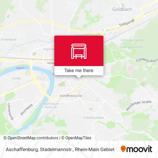 Карта Aschaffenburg, Stadelmannstr.