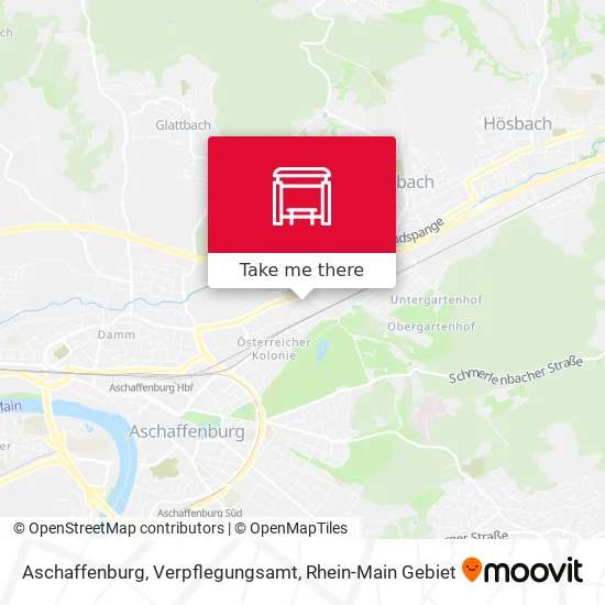 Карта Aschaffenburg, Verpflegungsamt