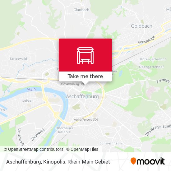 Aschaffenburg, Kinopolis map