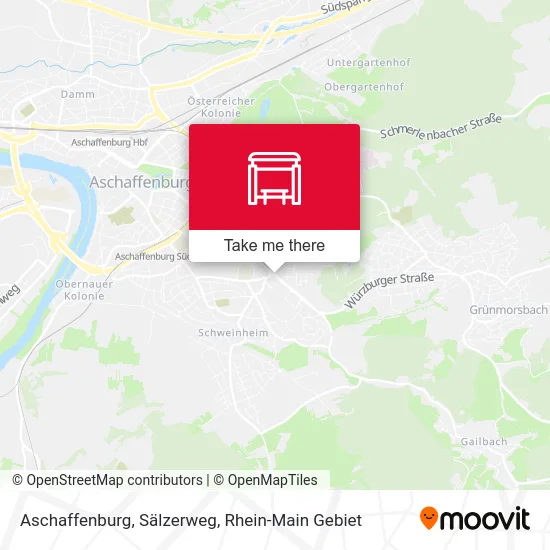 Карта Aschaffenburg, Sälzerweg
