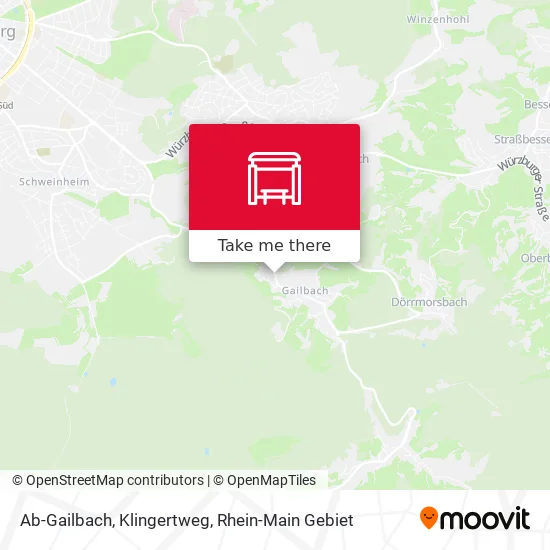 Карта Ab-Gailbach, Klingertweg