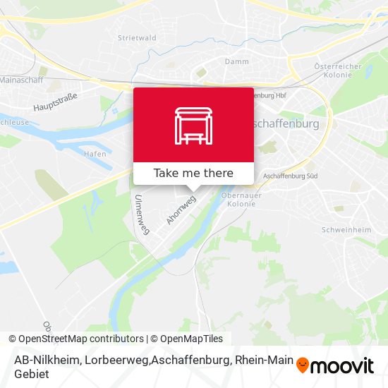 AB-Nilkheim, Lorbeerweg,Aschaffenburg map