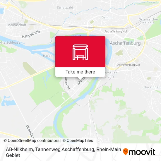 Карта AB-Nilkheim, Tannenweg,Aschaffenburg