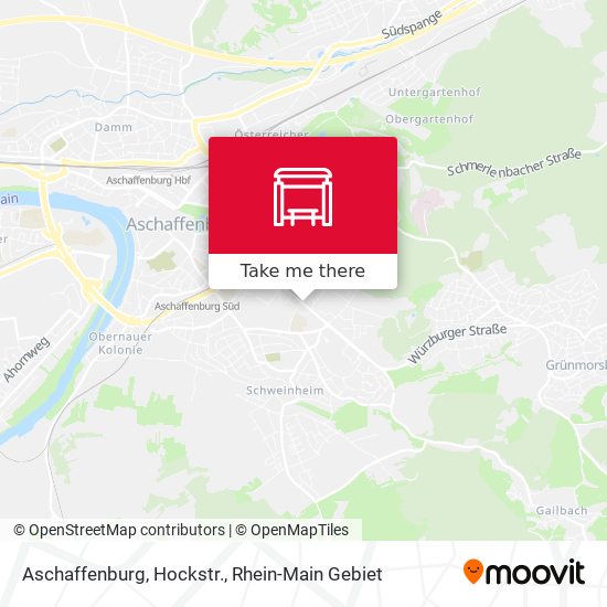 Aschaffenburg, Hockstr. map