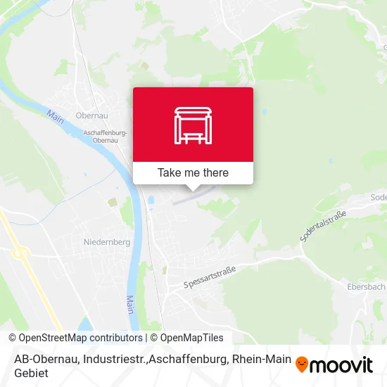 Карта AB-Obernau, Industriestr.,Aschaffenburg
