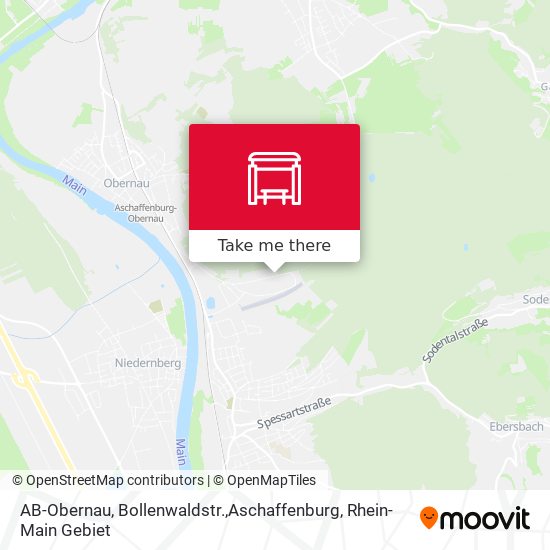 AB-Obernau, Bollenwaldstr.,Aschaffenburg map
