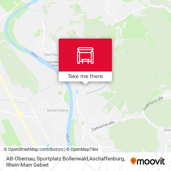 AB-Obernau, Sportplatz Bollenwald,Aschaffenburg map