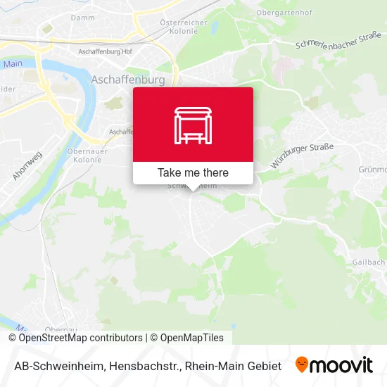 Карта AB-Schweinheim, Hensbachstr.