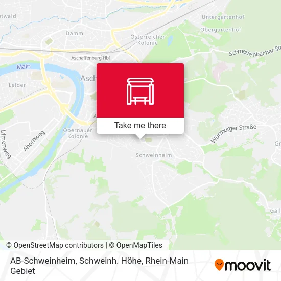Карта AB-Schweinheim, Schweinh. Höhe