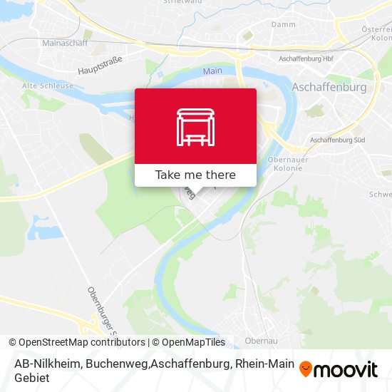 AB-Nilkheim, Buchenweg,Aschaffenburg map