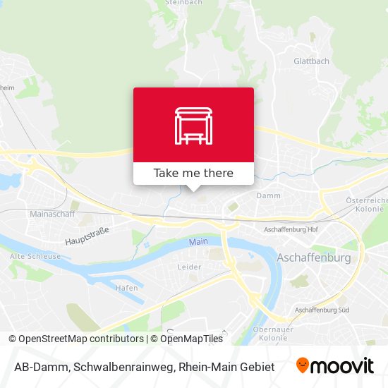 AB-Damm, Schwalbenrainweg map