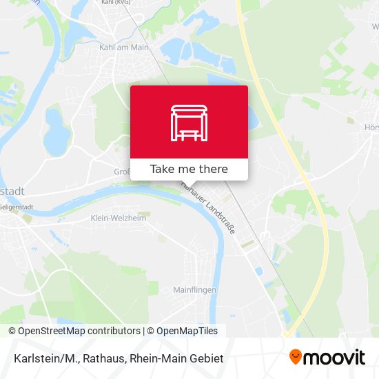 Karlstein/M., Rathaus map