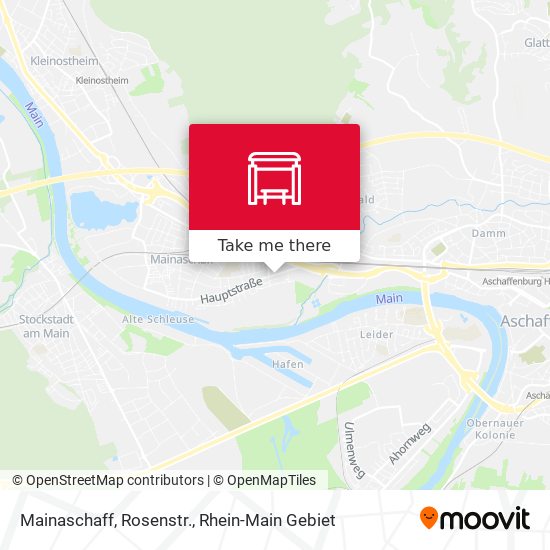 Mainaschaff, Rosenstr. map