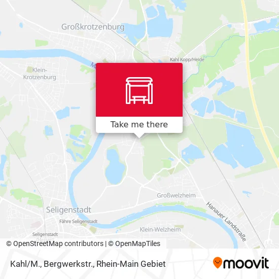 Карта Kahl/M., Bergwerkstr.