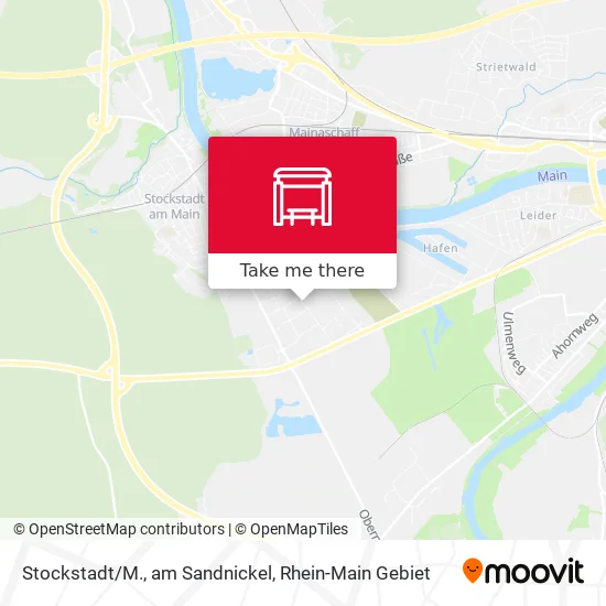 Карта Stockstadt/M., am Sandnickel