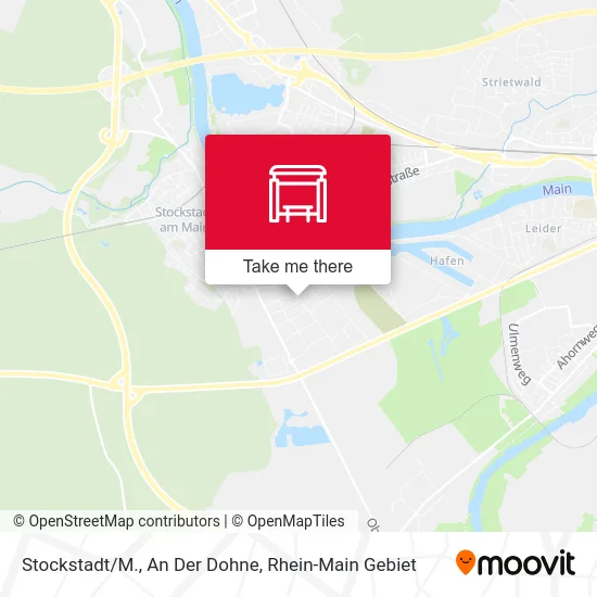 Карта Stockstadt/M., An Der Dohne