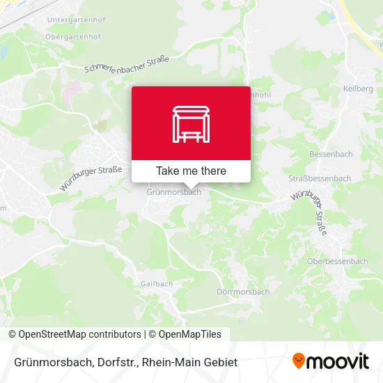 Карта Grünmorsbach, Dorfstr.