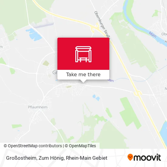 Карта Großostheim, Zum Hönig