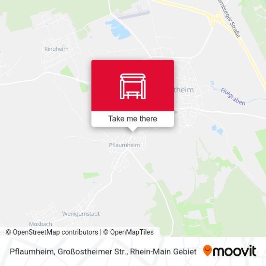 Pflaumheim, Großostheimer Str. map