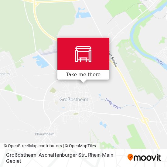 Großostheim, Aschaffenburger Str. map