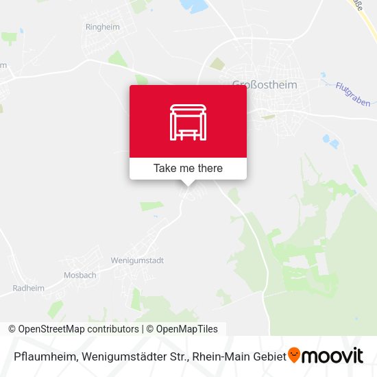 Pflaumheim, Wenigumstädter Str. map